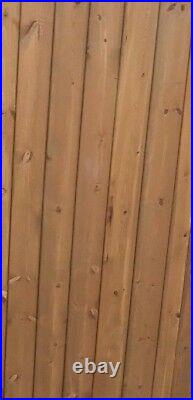 Wooden Horizontal Board, Driveway Gates 1800mm H Flat Top, Horns, MadeToMeasure