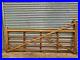 Wooden-Iroko-Hardwood-Single-Leaf-5-Bar-Curved-Heel-Driveway-Gate-New-01-fvqv