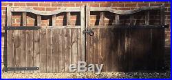 Wooden Solid Driveway Gates
