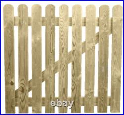 Wooden curved gate Square topped Picket Garden Gates side gate