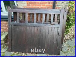 Wooden drive way gates used