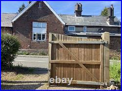 Wooden driveway Gates With Ironmongery Included