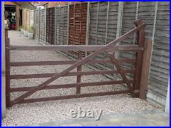 Wooden driveway / field gate (8ft wide) and side gate (4ft wide)