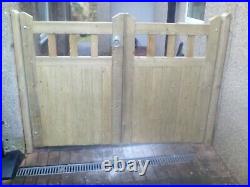 Wooden driveway gates, 4ftx6ft Cottage Style, contact for made to measure