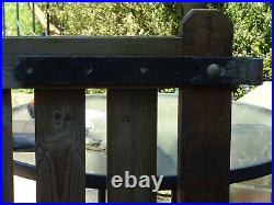 Wooden driveway gates (pair) 2 x 48 X 42 timber 1.7/8 used EX condition