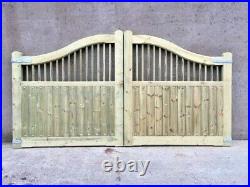Wooden driveway gates, pressure treated strong heavy duty gates