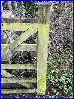 Wooden farm gate