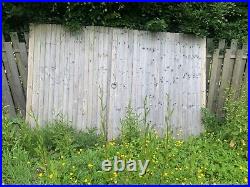 Wooden garden gates used