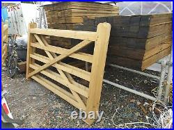 Wooden gates driveway/farm