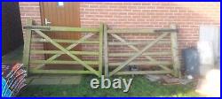 Wooden gates used