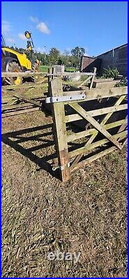 Wooden gates used